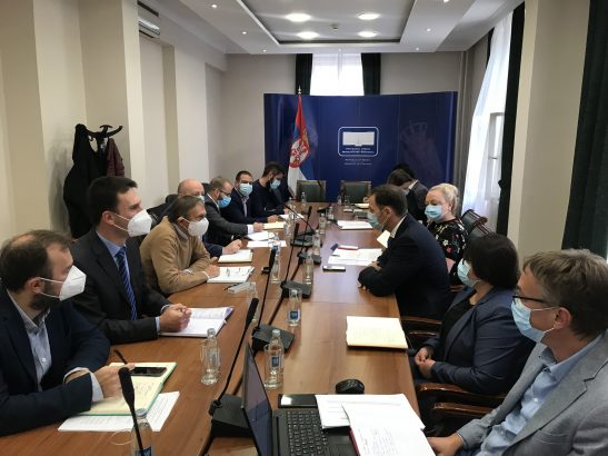 Ministar Siniša Mali razgovarao sa predsednikom Fiskalnog saveta Pavlom Petrovićem
