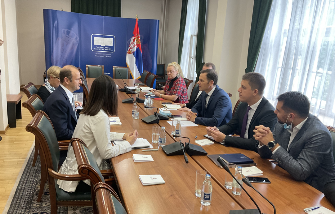 Siniša Mali razgovarao sa direktorom Svetske banke u Beogradu Nikolom Pontarom